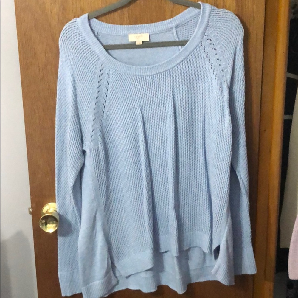 Loft periwinkle sweater